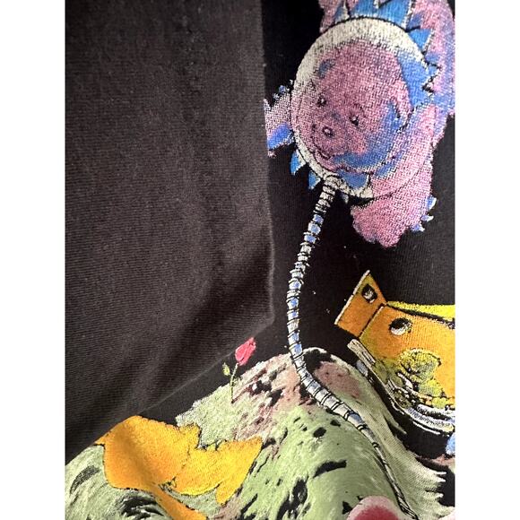 Grateful Dead All Over Print 1995 Vintage T-shirt Reprint Liquid Blue Tag - Picture 6 of 7